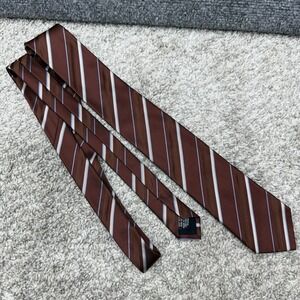 Hugo Boss Silk Tie Necktie brown  3" x 60.5"  Italy